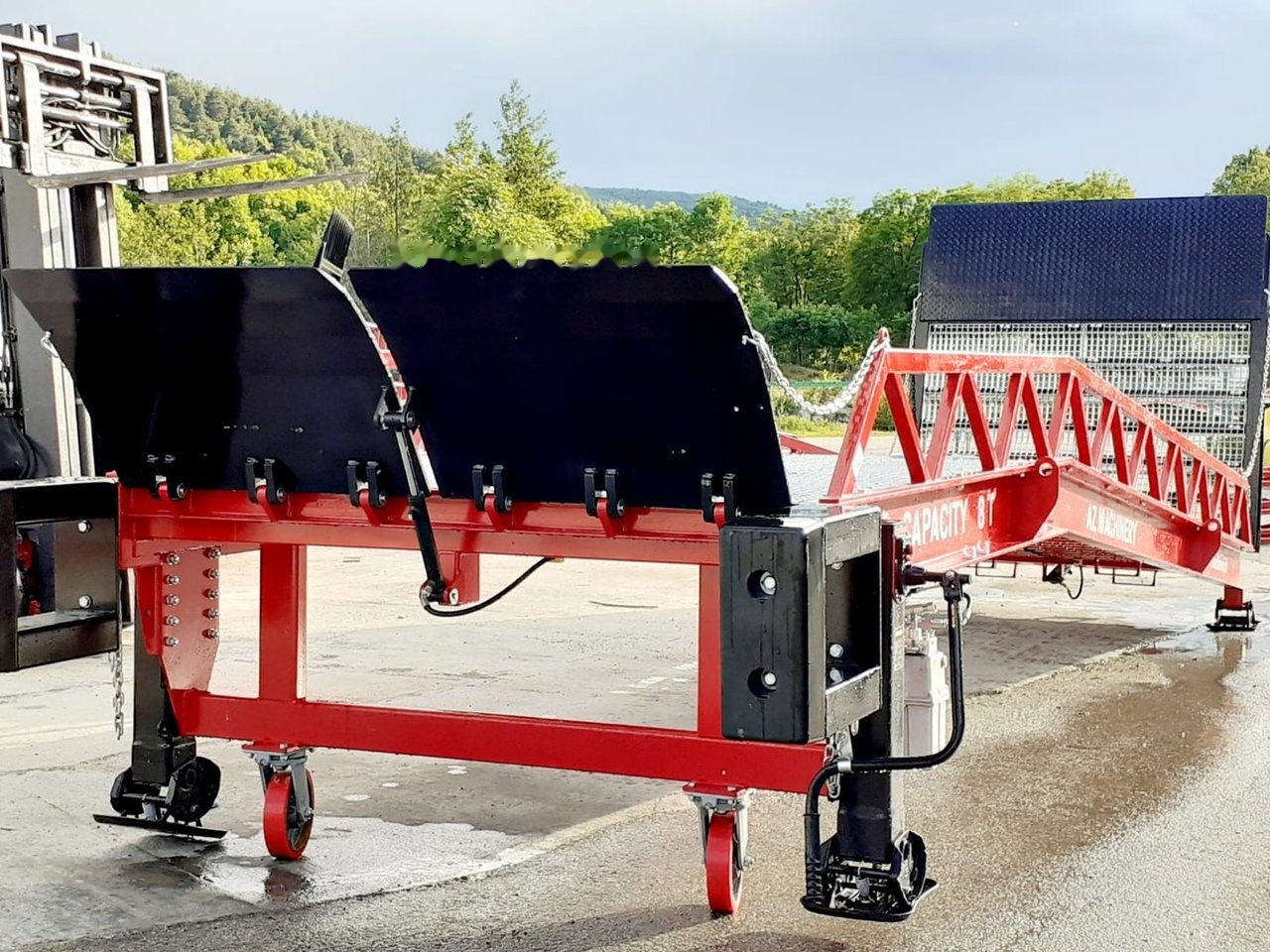 New Loading ramp AZ RAMP STAR- 10T-ZR mobile loading ramp: picture 17