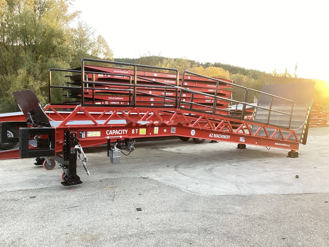 New Loading ramp AZ RAMP STAR- 10T-ZR mobile loading ramp: picture 27