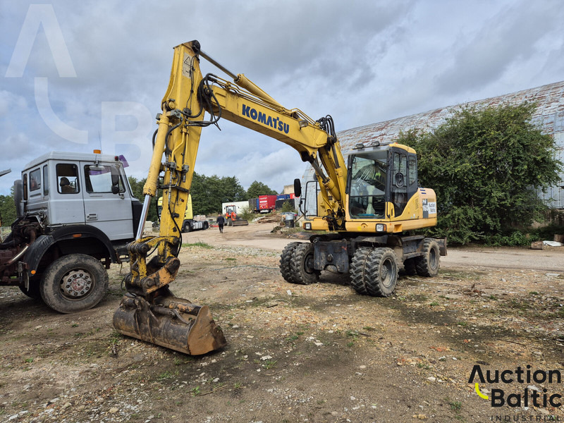 Komatsu PW160-7 - Wheel excavator: picture 1 Komatsu PW160-7 - Wheel excavator: picture 1
