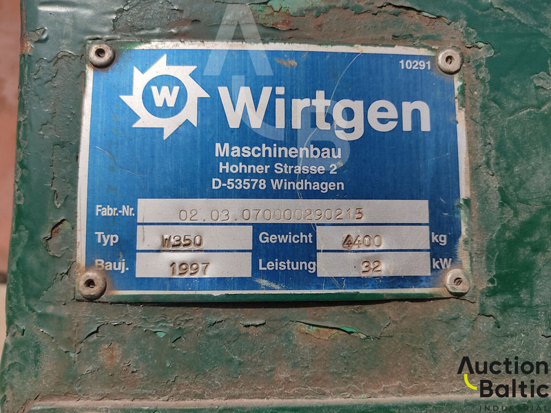 Asphalt machine Wirtgen W350: picture 16