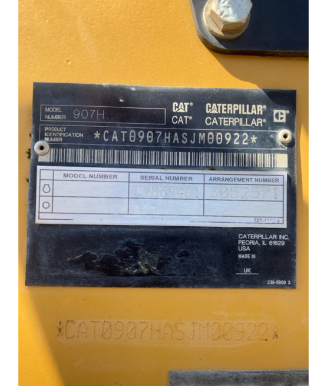 CATERPILLAR 907 H - Wheel loader: picture 4 CATERPILLAR 907 H - Wheel loader: picture 4