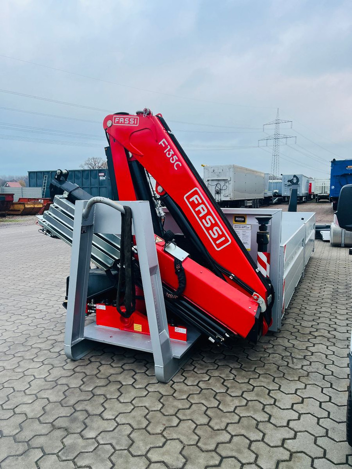 Container mit Fassi Kran, Krancontainer - Roll-off container: picture 5 Container mit Fassi Kran, Krancontainer - Roll-off container: picture 5