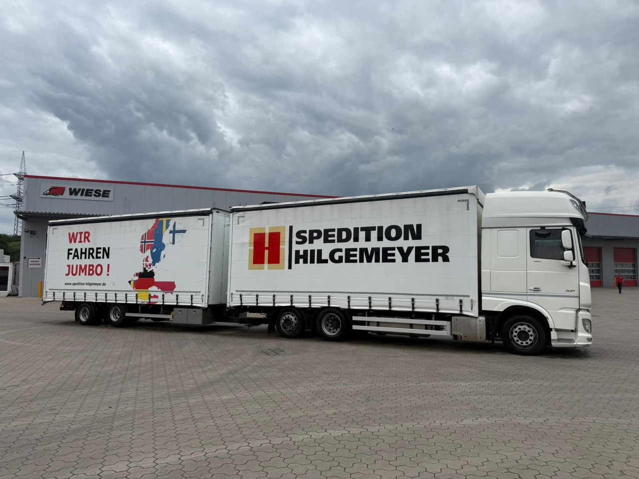 Curtainsider truck DAF XF 480 FAN LowDeck 6x2 Jumbo Inklusive Anhänger: picture 6