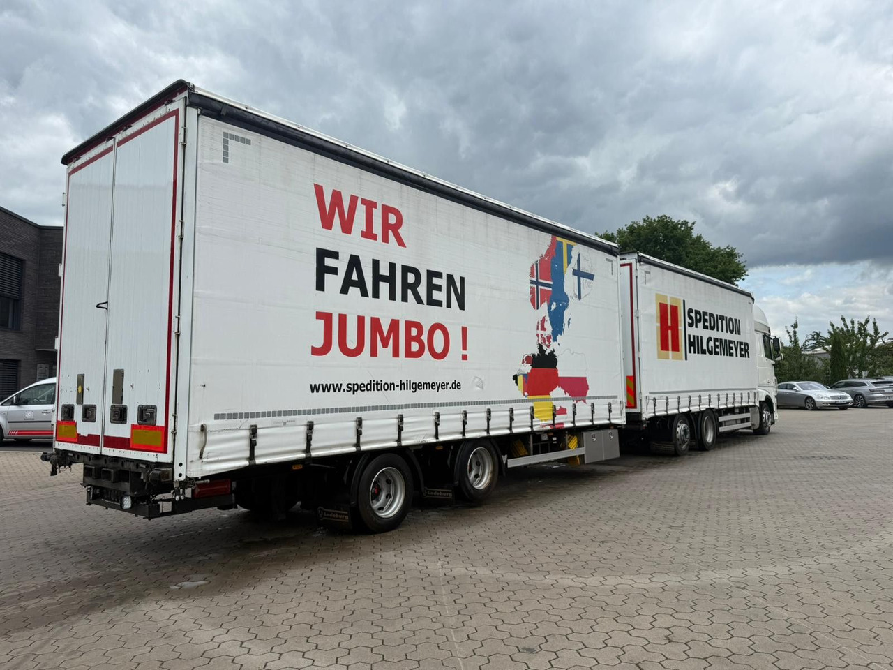 DAF XF 480 FAN LowDeck 6x2 Jumbo Inklusive Anhänger - Curtainsider truck: picture 3 DAF XF 480 FAN LowDeck 6x2 Jumbo Inklusive Anhänger - Curtainsider truck: picture 3