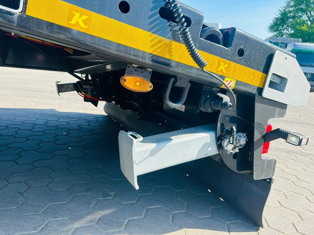 New Dropside/ Flatbed semi-trailer Kässbohrer Mega Tele HD Plattform Auflieger mit Radmulden: picture 13