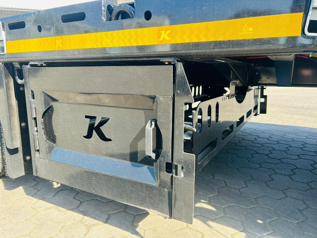 New Dropside/ Flatbed semi-trailer Kässbohrer Mega Tele HD Plattform Auflieger mit Radmulden: picture 10