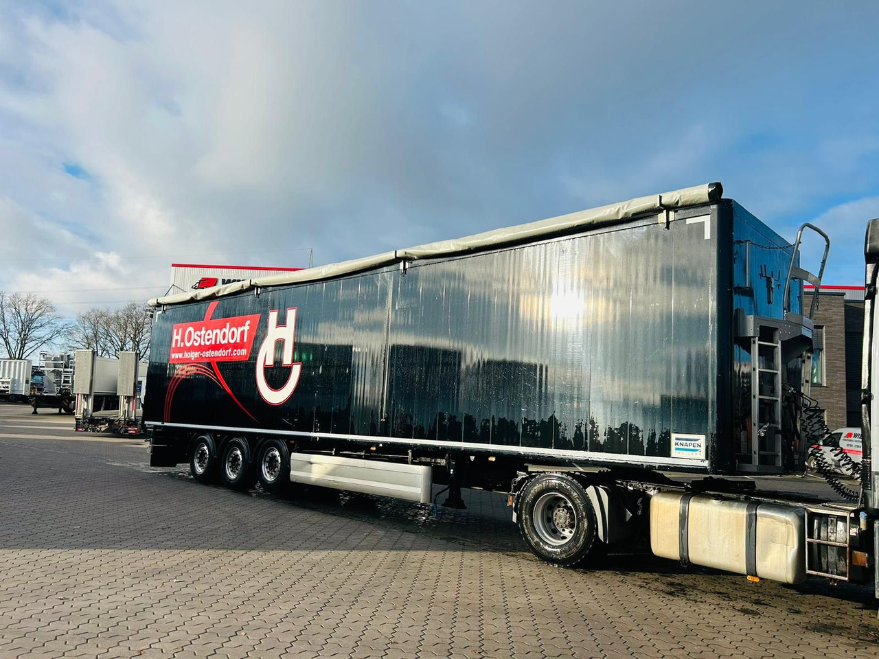 Knapen K100 Schubboden 92m³ Alu Felgen TÜV Plane Neu - Walking floor semi-trailer: picture 1 Knapen K100 Schubboden 92m³ Alu Felgen TÜV Plane Neu - Walking floor semi-trailer: picture 1