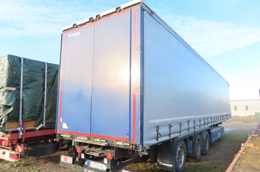 Krone Planenauflieger Krone Planenauflieger mit Staplerhalterung - Curtainsider semi-trailer: picture 2 Krone Planenauflieger Krone Planenauflieger mit Staplerhalterung - Curtainsider semi-trailer: picture 2
