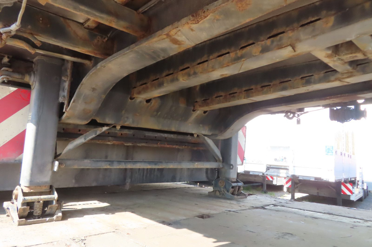 Dropside/ Flatbed semi-trailer Krone Stahlmattenauflieger mit Bordwände: picture 6