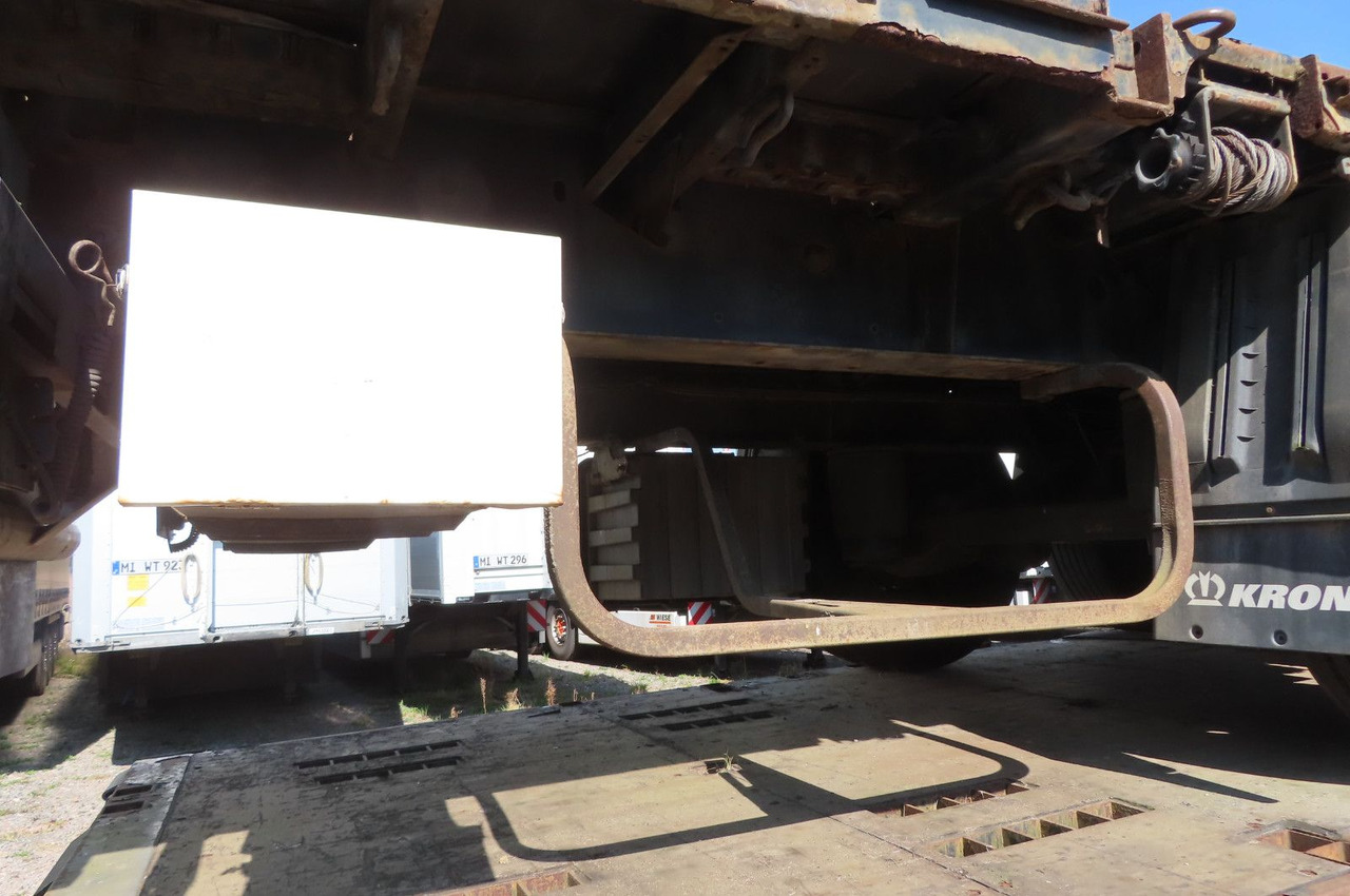 Dropside/ Flatbed semi-trailer Krone Stahlmattenauflieger mit Bordwände: picture 7
