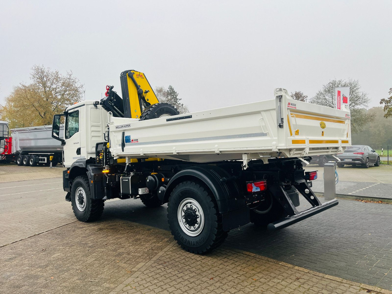 MAN TGM 18.320 4x4 BB Kipper Kran 131 Single Winter - Tipper, Crane truck: picture 4 MAN TGM 18.320 4x4 BB Kipper Kran 131 Single Winter - Tipper, Crane truck: picture 4