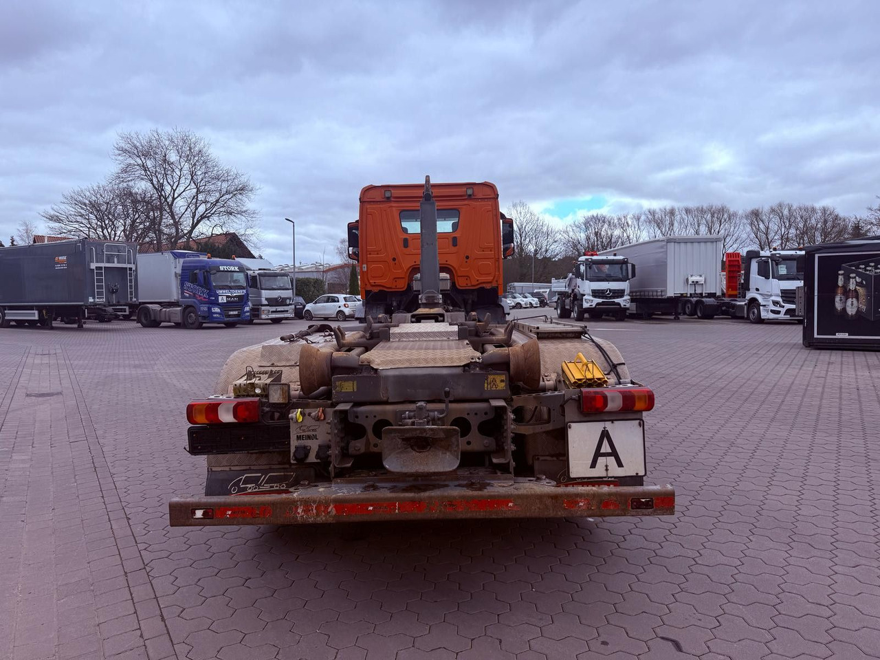 Mercedes-Benz Antos 2545 Abrollkipper Meiler2070 Kupplung Neu - Hook lift truck: picture 5 Mercedes-Benz Antos 2545 Abrollkipper Meiler2070 Kupplung Neu - Hook lift truck: picture 5
