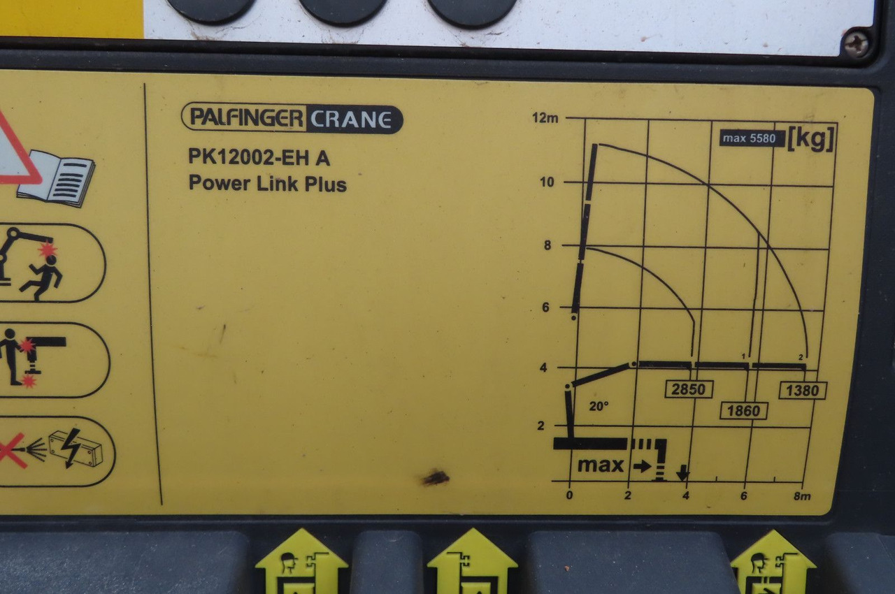 Mercedes-Benz Axor  1833 L - Glastransporter Kran Palfinger on lease Mercedes-Benz Axor  1833 L - Glastransporter Kran Palfinger: picture 6
