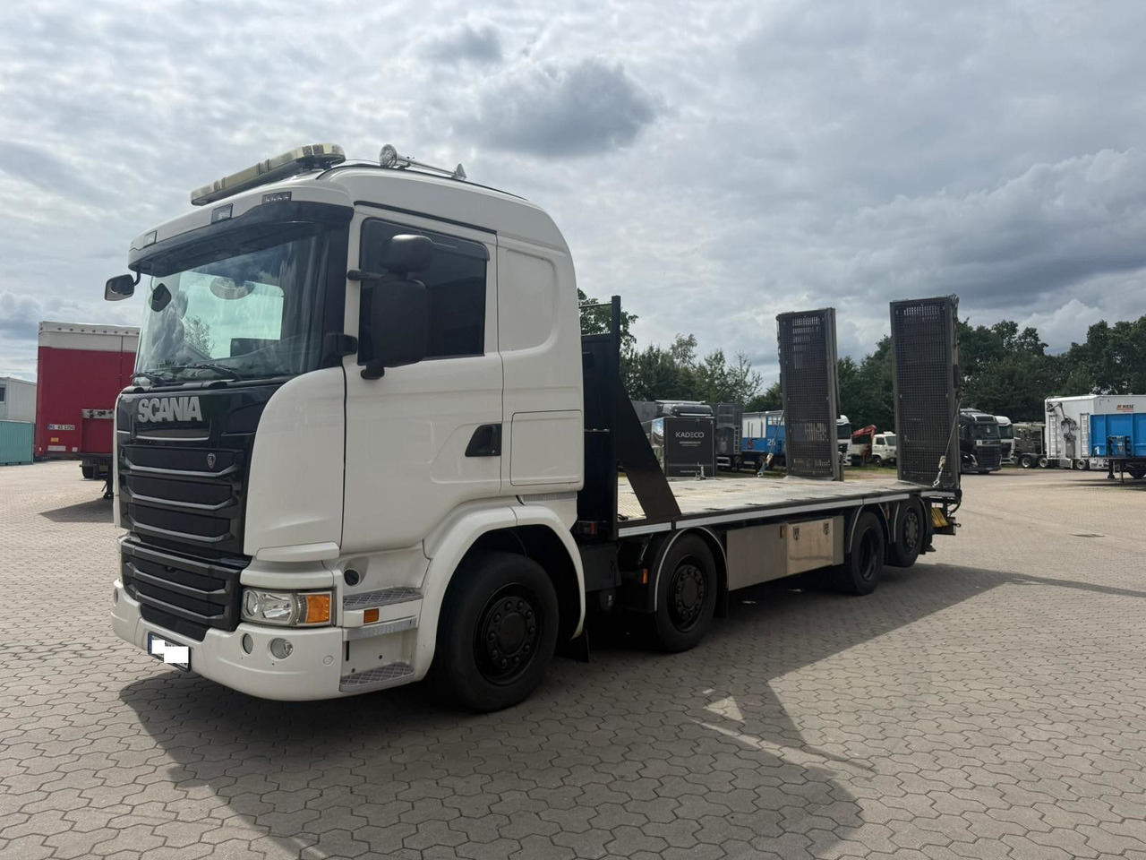 Scania G450 Baumaschinentransporter mit Rampen - Tow truck: picture 2 Scania G450 Baumaschinentransporter mit Rampen - Tow truck: picture 2