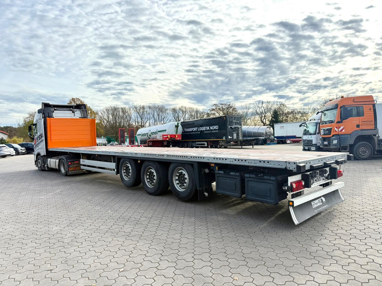 Schmitz Cargobull SCB S3T 3-Achs Plattform Auflieger Guter Zustand - Dropside/ Flatbed semi-trailer: picture 4 Schmitz Cargobull SCB S3T 3-Achs Plattform Auflieger Guter Zustand - Dropside/ Flatbed semi-trailer: picture 4