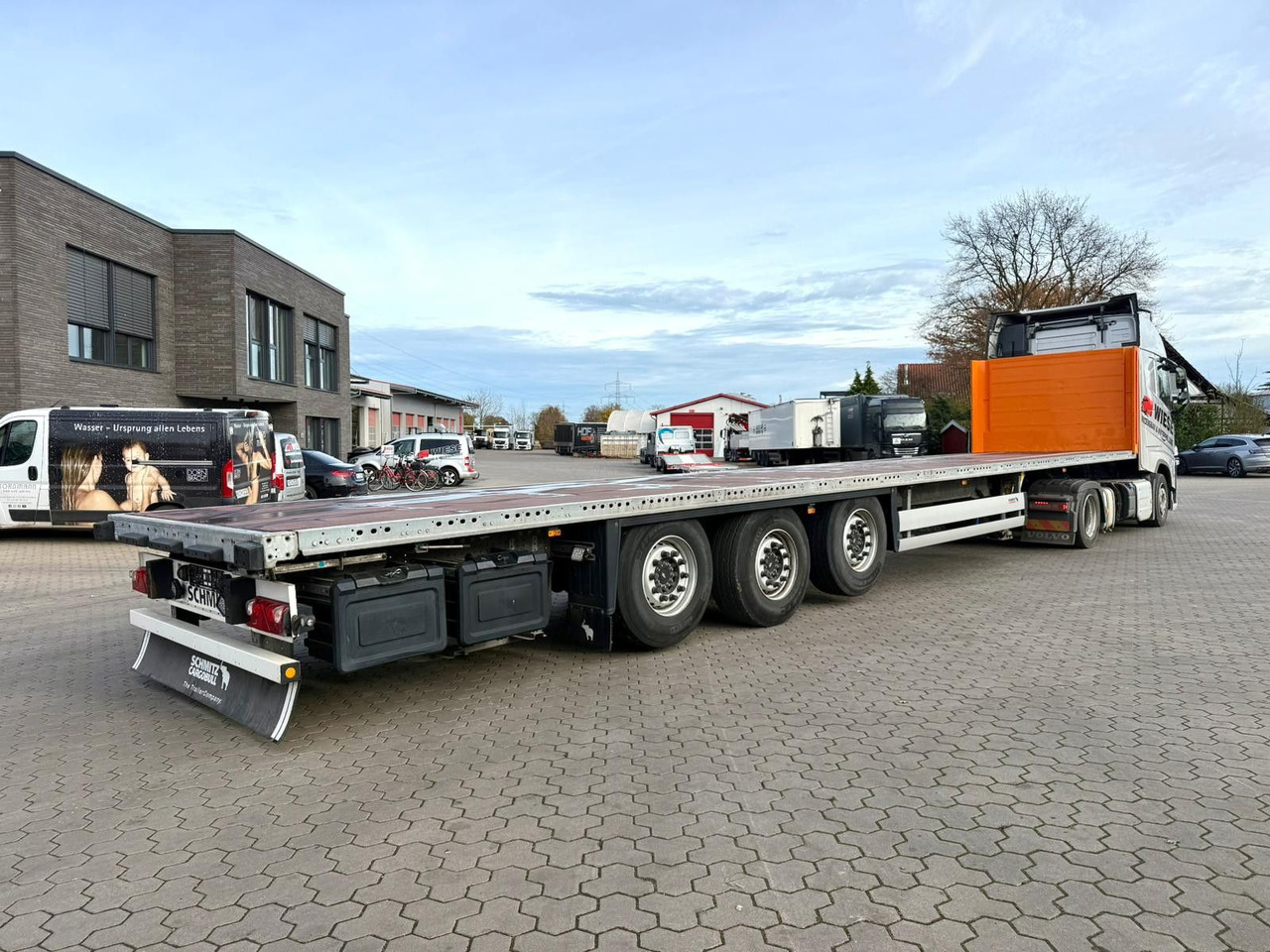 Schmitz Cargobull SCB S3T 3-Achs Plattform Auflieger Guter Zustand - Dropside/ Flatbed semi-trailer: picture 3 Schmitz Cargobull SCB S3T 3-Achs Plattform Auflieger Guter Zustand - Dropside/ Flatbed semi-trailer: picture 3
