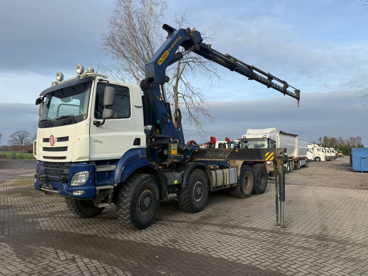 Tatra Phoenix 8x8 Paflinger Kran Hakengerät - Hook lift truck, Crane truck: picture 1 Tatra Phoenix 8x8 Paflinger Kran Hakengerät - Hook lift truck, Crane truck: picture 1