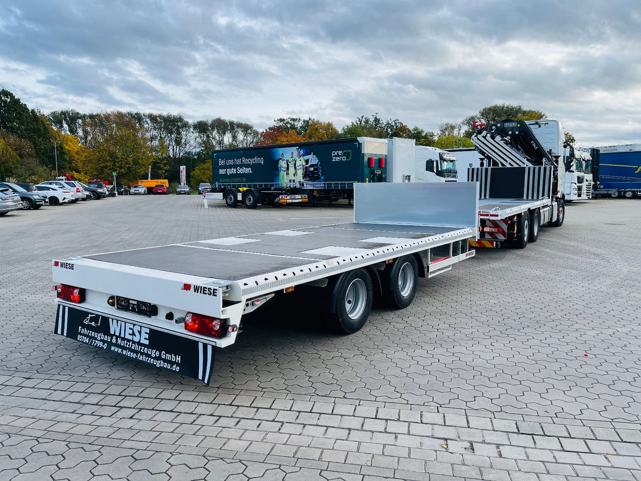 Truck, Crane truck Volvo FH540 6x2 Containerpritsche mit F545RA.2.26: picture 10