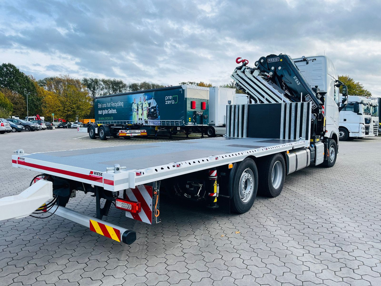 Truck, Crane truck Volvo FH540 6x2 Containerpritsche mit F545RA.2.26: picture 6