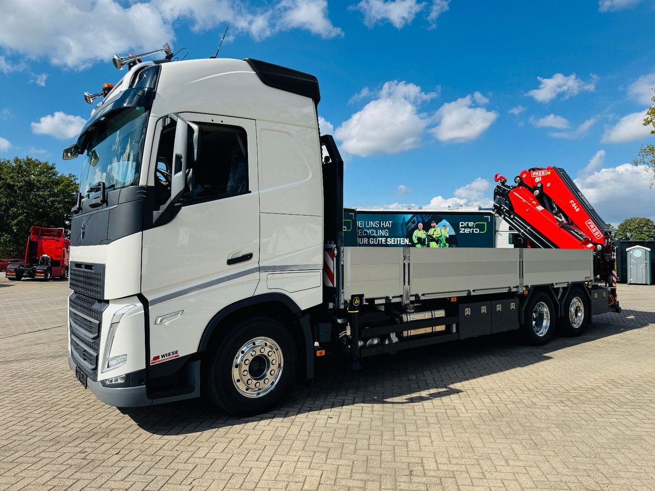 Volvo FH 540 6x2 Container Fassi F545 Heck - Dropside/ Flatbed truck, Crane truck: picture 3 Volvo FH 540 6x2 Container Fassi F545 Heck - Dropside/ Flatbed truck, Crane truck: picture 3