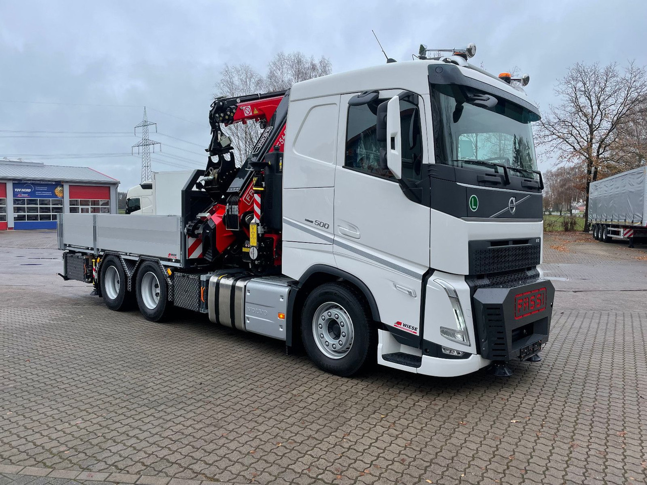 Volvo FH500 6x4 Fassi F545RA 2.27 mit Jib und Winde - Dropside/ Flatbed truck, Crane truck: picture 1 Volvo FH500 6x4 Fassi F545RA 2.27 mit Jib und Winde - Dropside/ Flatbed truck, Crane truck: picture 1
