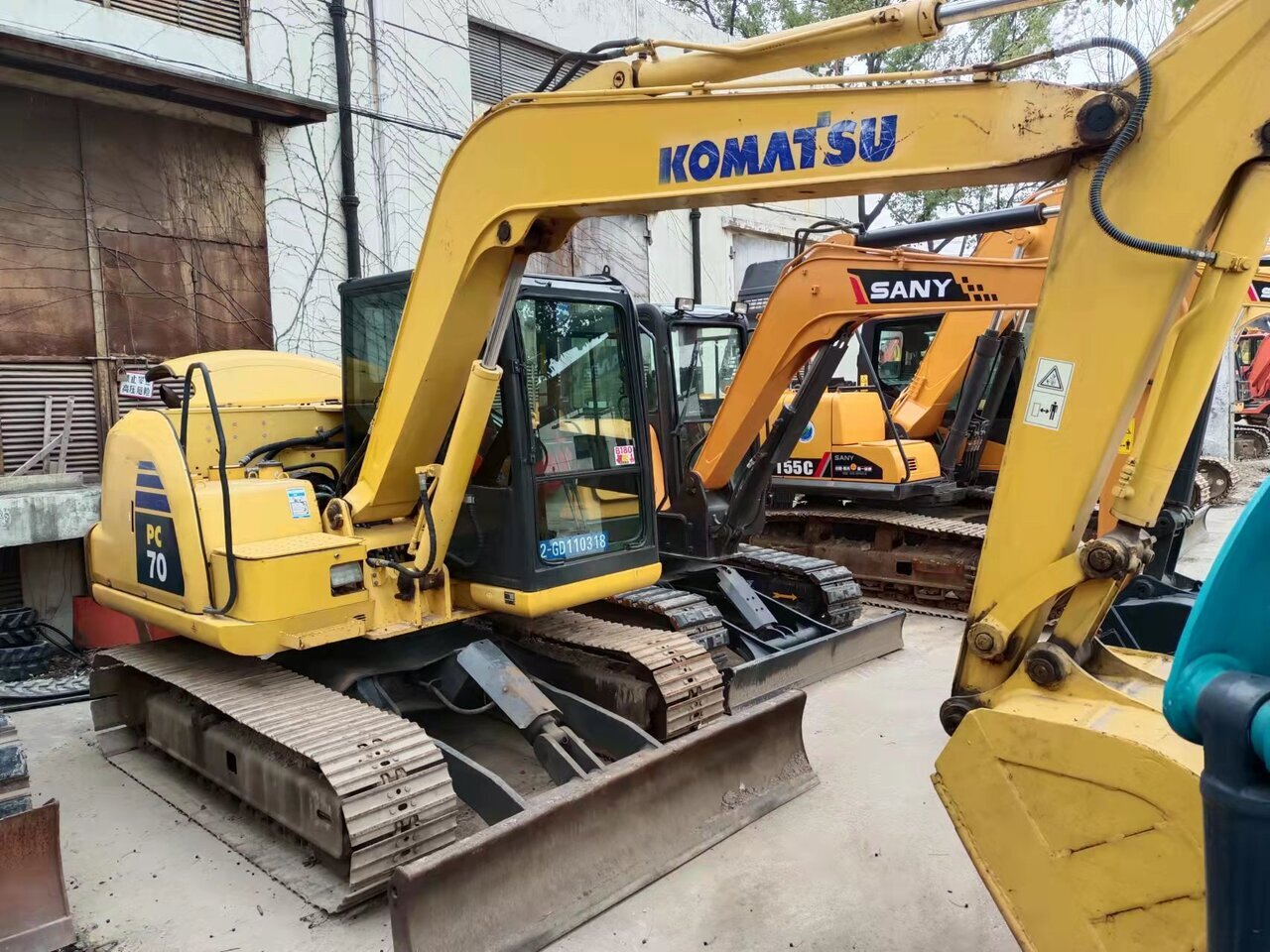KOMATSU PC70 - Mini excavator: picture 1 KOMATSU PC70 - Mini excavator: picture 1