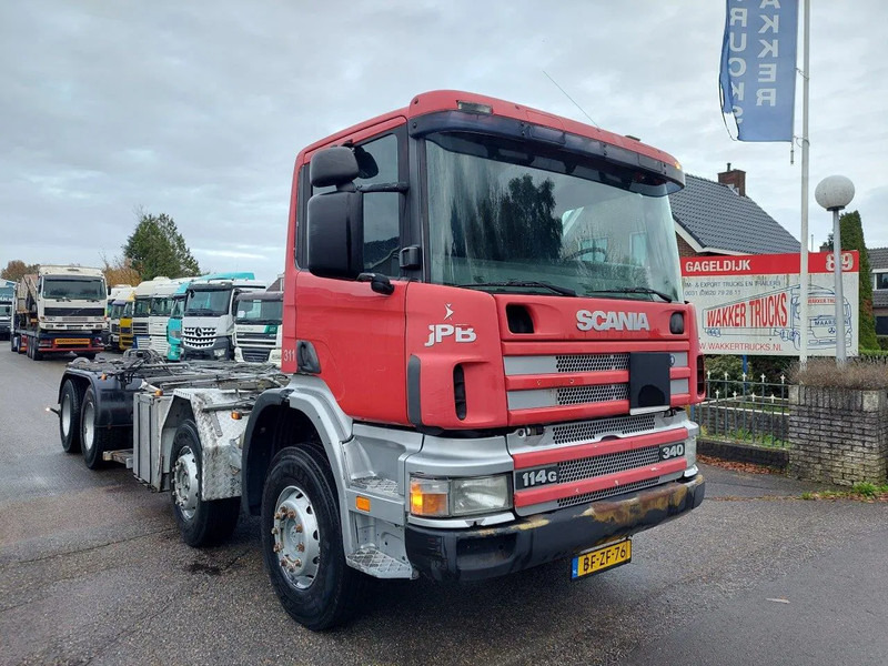 Scania P114-340 8x4 STEEL SUSPENSION MANUAL GEARBOX HOLLAND TRUCK - Cab chassis truck: picture 3 Scania P114-340 8x4 STEEL SUSPENSION MANUAL GEARBOX HOLLAND TRUCK - Cab chassis truck: picture 3