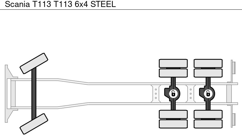 Cab chassis truck Scania T113 T113 6x4 STEEL: picture 11 Cab chassis truck Scania T113 T113 6x4 STEEL: picture 11