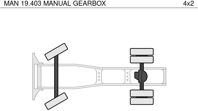 Tractor unit MAN 19.403 MANUAL GEARBOX: picture 11