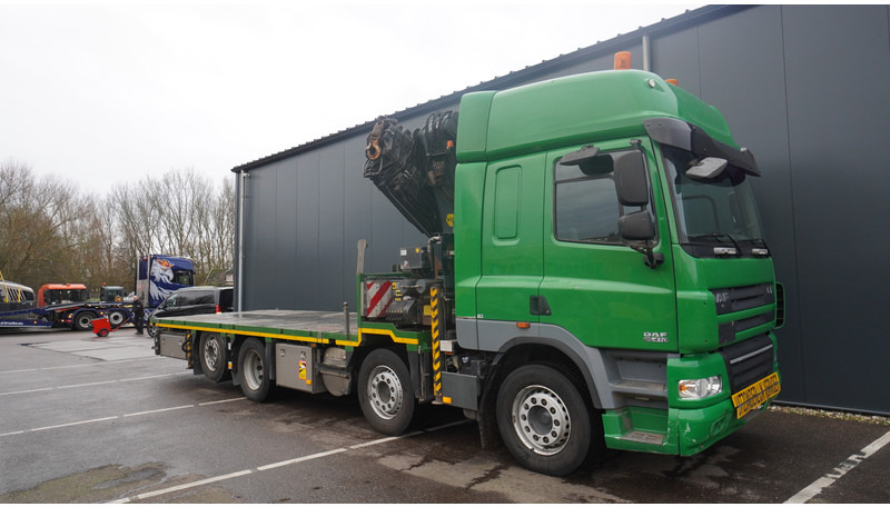 Crane truck DAF CF 85.410 8X2 OPEN BOX WITH PALFINGER 42502 CRANE: picture 12