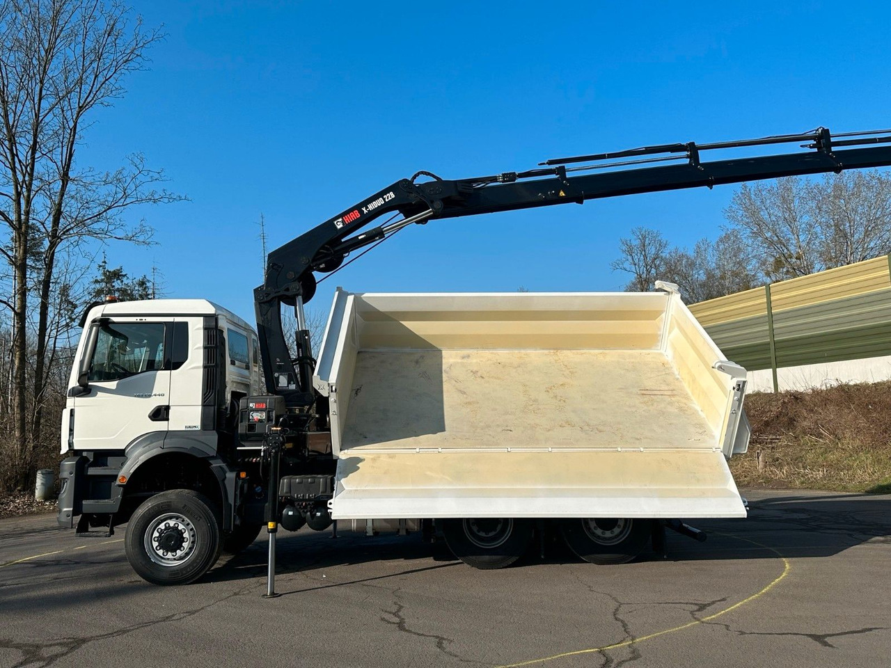 Tipper, Crane truck MAN TGS 28.440 6x4-4/3-Seiten- Kipper / Hiab 228-6: picture 20