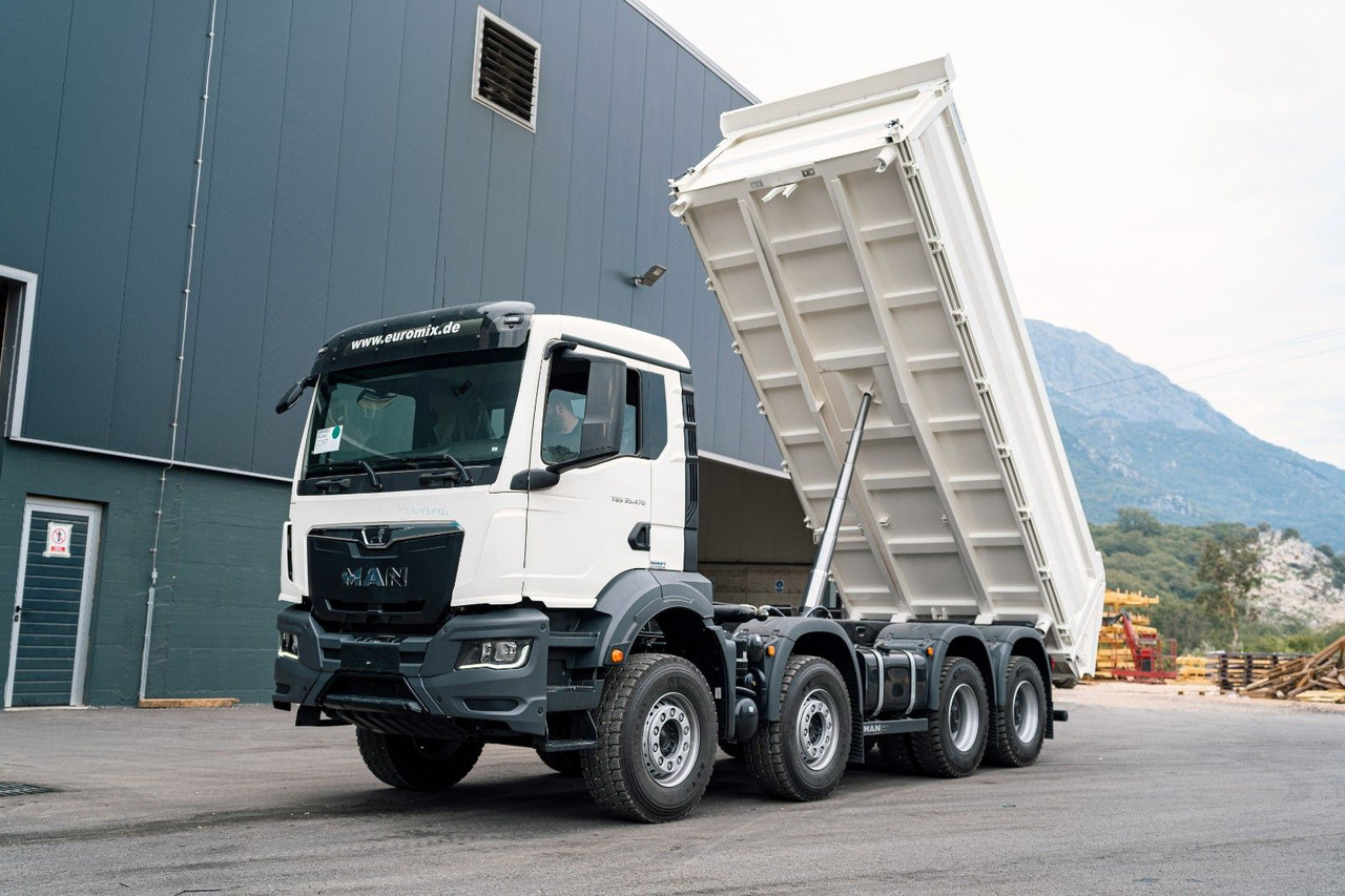 MAN TGS 35.470 BB 8X4 3-Seiten-Kipper EuromixMTP MAN TGS 35.470 BB 8X4 3-Seiten-Kipper EuromixMTP - Tipper: picture 1 MAN TGS 35.470 BB 8X4 3-Seiten-Kipper EuromixMTP MAN TGS 35.470 BB 8X4 3-Seiten-Kipper EuromixMTP - Tipper: picture 1