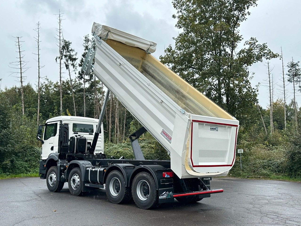 Tipper MAN TGS 41.440 BB 8X4 Euromix Mulden Kipper HARDOX: picture 10
