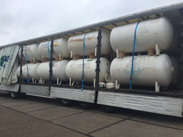 Fuel tank 2700L(1,35 ton) Gastanks - Gas, Gaz, LPG, GPL, Propane, Butane tanks aboveground Used Tanks: picture 1