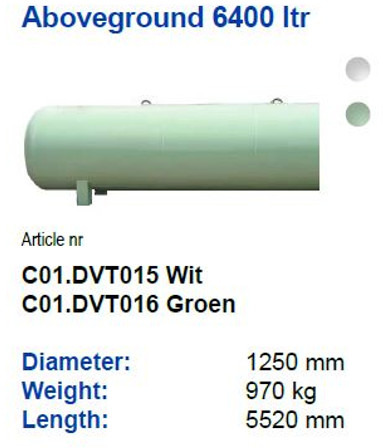 De Visser gastank Propaan/Butaan LPG tank 6400L (3,2 tons) Gas, Gaz, LPG Ø 1250 including tank fittings - Fuel tank: picture 2 De Visser gastank Propaan/Butaan LPG tank 6400L (3,2 tons) Gas, Gaz, LPG Ø 1250 including tank fittings - Fuel tank: picture 2