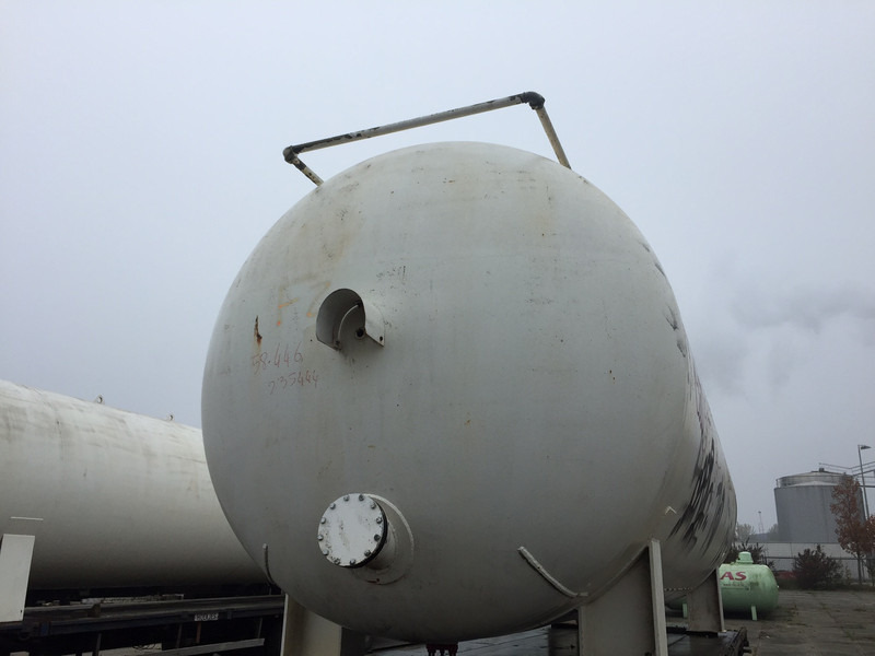 Visser 50.000 Liter Stationary gastank Gas, Gaz, LPG, GPL, Propane, Butane tank aboveground Pressure: 15,6 bar • Working temperature: -20/+40°C •conditions on request ID 1.154 - Fuel tank for Truck: picture 1 Visser 50.000 Liter Stationary gastank Gas, Gaz, LPG, GPL, Propane, Butane tank aboveground Pressure: 15,6 bar • Working temperature: -20/+40°C •conditions on request ID 1.154 - Fuel tank for Truck: picture 1