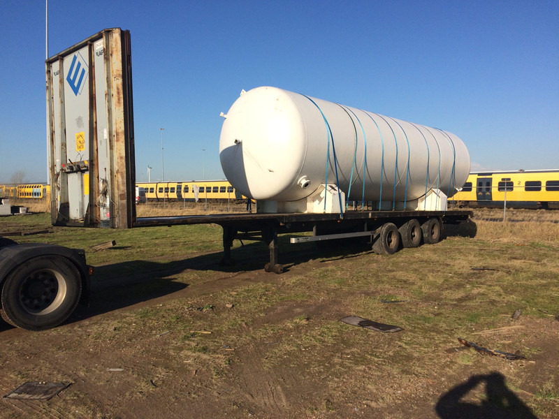 Visser 50m3 (25ton) gastank stationary gastank On flatbed trailer - Gas, Gaz, LPG, GPL, Propane, Butane ID 1.018 - Fuel tank: picture 2 Visser 50m3 (25ton) gastank stationary gastank On flatbed trailer - Gas, Gaz, LPG, GPL, Propane, Butane ID 1.018 - Fuel tank: picture 2