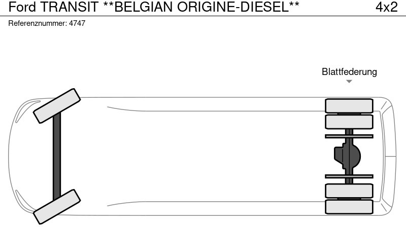 Flatbed van Ford Transit **BELGIAN ORIGINE-DIESEL**: picture 20