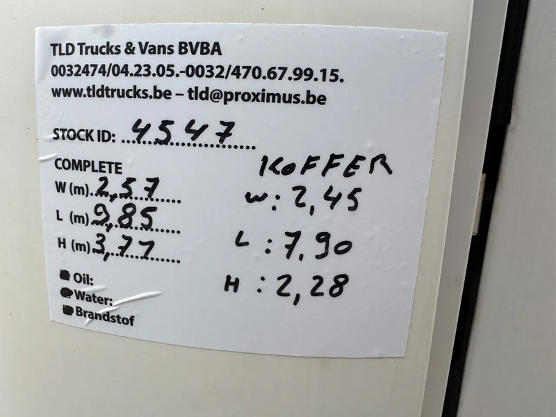 Box truck Scania P320 **6X2-STEERING AXXLE**: picture 19