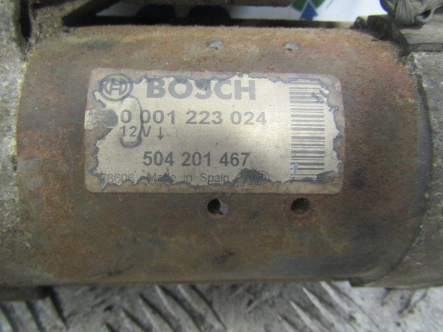 IVECO DAILY 3.0 (FICE 3481C) STARTER MOTOR BOSCH P/NO 0-001223024 - Electrical system for Truck: picture 2 IVECO DAILY 3.0 (FICE 3481C) STARTER MOTOR BOSCH P/NO 0-001223024 - Electrical system for Truck: picture 2
