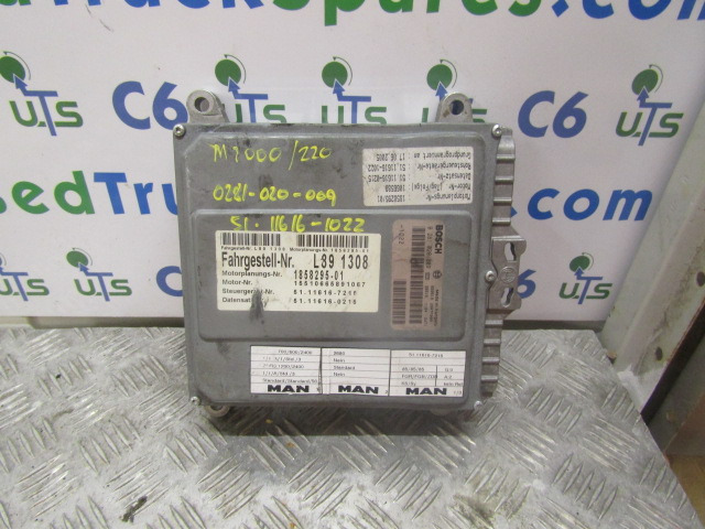 MAN M2000 SERIES 220 ENGINE ECU BOSCH P/NO 0.281020009 - ECU for Truck: picture 1 MAN M2000 SERIES 220 ENGINE ECU BOSCH P/NO 0.281020009 - ECU for Truck: picture 1