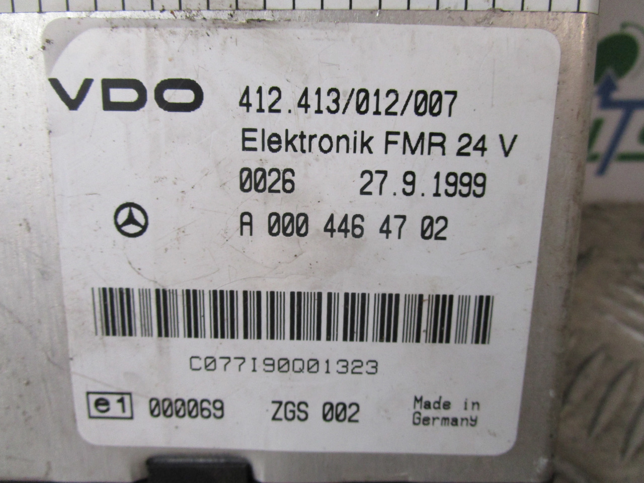 MERCEDES ATEGO FMR UNIT P/NO A0004464702 - Electrical system for Truck: picture 2 MERCEDES ATEGO FMR UNIT P/NO A0004464702 - Electrical system for Truck: picture 2