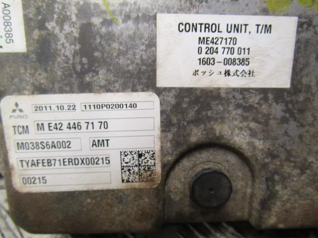MITSUBISHI FUSO 75C DUONIC TCM CONTROL UNIT P/NO ME427170 - Electrical system for Truck: picture 2 MITSUBISHI FUSO 75C DUONIC TCM CONTROL UNIT P/NO ME427170 - Electrical system for Truck: picture 2