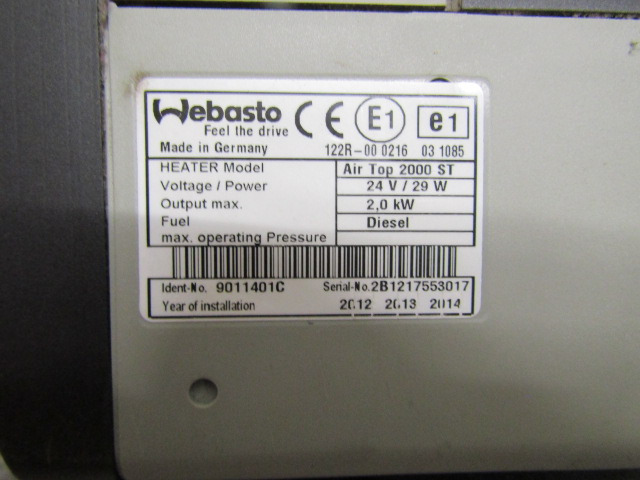 WEBASTO ST2000 AIR DROP NIGHT HEATER ALSO 2000S & LARGE CHOICE AVAILABLE - Cab and interior for Truck: picture 3 WEBASTO ST2000 AIR DROP NIGHT HEATER ALSO 2000S & LARGE CHOICE AVAILABLE - Cab and interior for Truck: picture 3