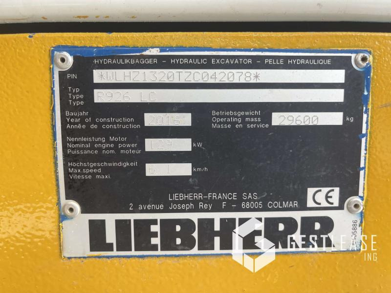 Crawler excavator Liebherr R926 LC: picture 14