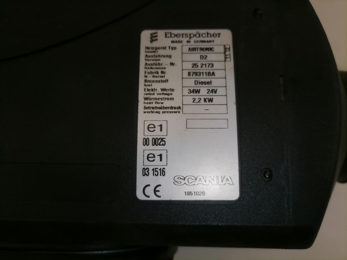 Scania Auxiliary heater 1851020 - Heating/ Ventilation for Truck: picture 4 Scania Auxiliary heater 1851020 - Heating/ Ventilation for Truck: picture 4