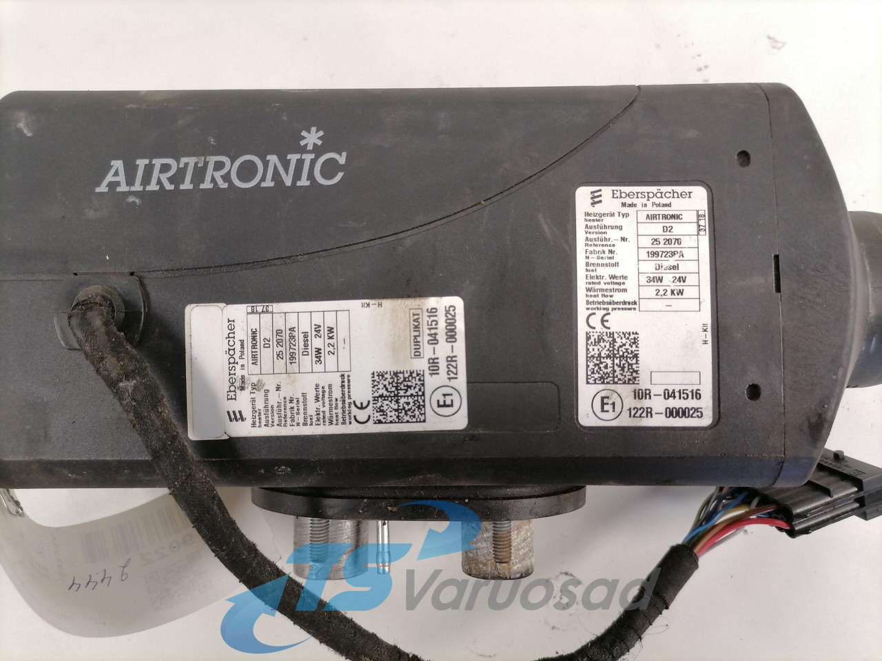 Scania Auxiliary heater 252070 - Heating/ Ventilation for Truck: picture 2 Scania Auxiliary heater 252070 - Heating/ Ventilation for Truck: picture 2