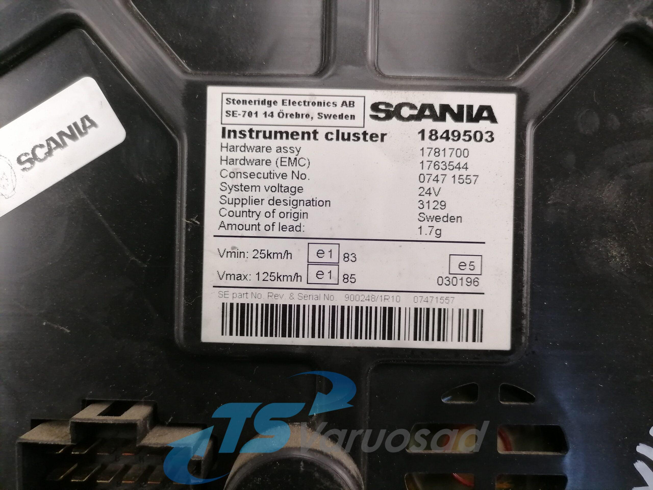 Scania Dashboard 1849503 - Dashboard for Truck: picture 3 Scania Dashboard 1849503 - Dashboard for Truck: picture 3
