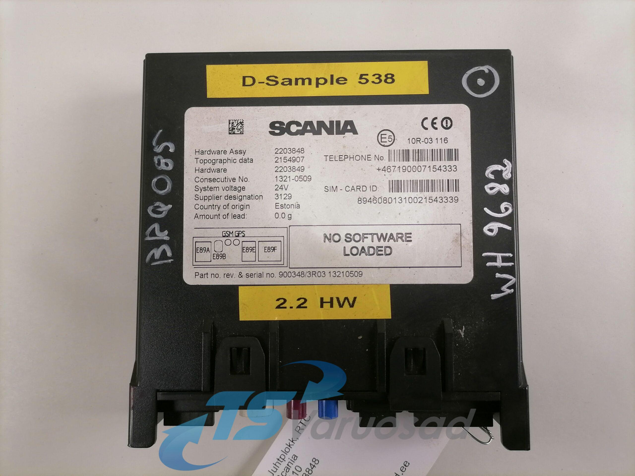 Scania Juhtplokk, RTC 2203848 - ECU for Truck: picture 2 Scania Juhtplokk, RTC 2203848 - ECU for Truck: picture 2