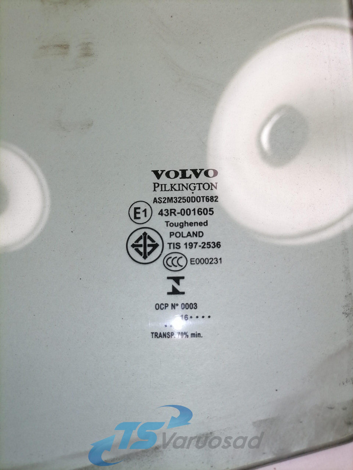 Volvo Küljeklaas, vasak 84043040 - Window and parts for Truck: picture 2 Volvo Küljeklaas, vasak 84043040 - Window and parts for Truck: picture 2